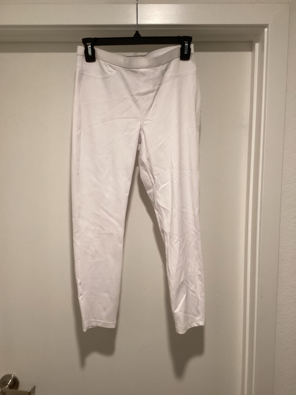 Hue White Stretch Ponte Leggings